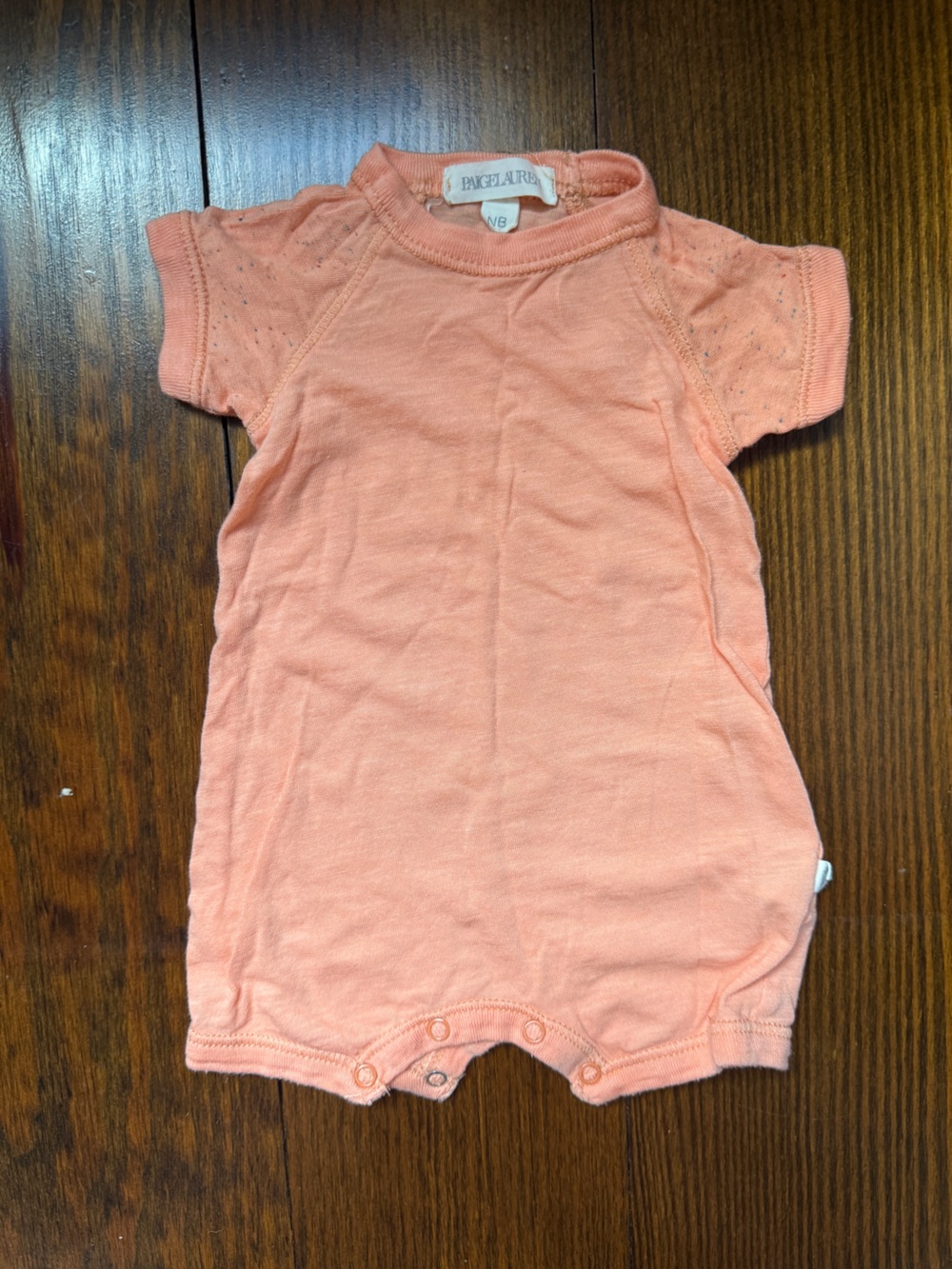 Paige Lauren Peach Cotton Bottoms